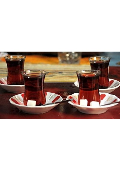 Klasik Optikli Çay Bardak 12 Adet Çay Bardağı Aeropress