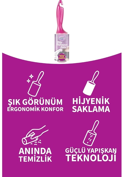 Tr Premium Tüy Toplayıcı Rulo 56 Yapraklı X 4 Adet