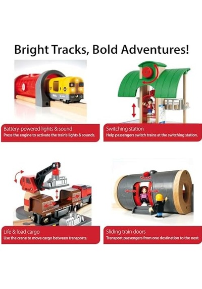 Delüks Tren Yolu Seti
