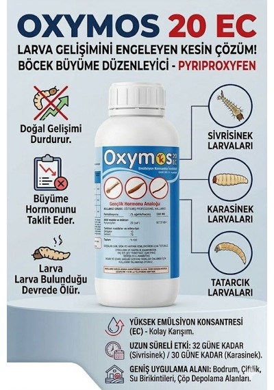 Oxymos 20 Ec 100 Ml - Sivrisinek Ve Karasinek Larva İlacı