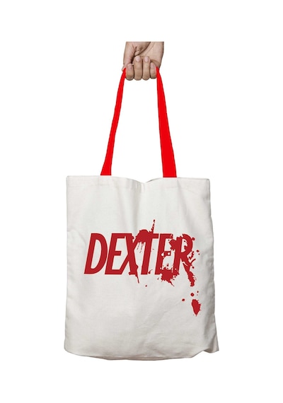 Art Hediye Kırmızı Kulplu Dexter 2 Yıkanabilir Omuz Çanta Çok Renkli