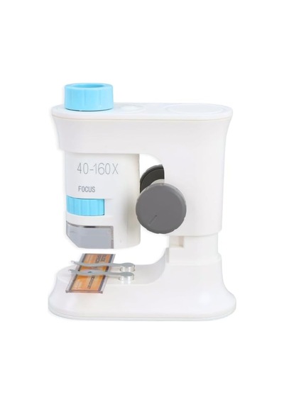 Taşınabilir Standlı Çocuk Mikroskobu 40x 160x, Stem Eğitim Mikroskobu