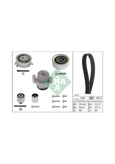 Vw Passat B7 Triger Seti + Devirdaim 2.0 Tdi 2011-2014 Cffb Ina 530055032