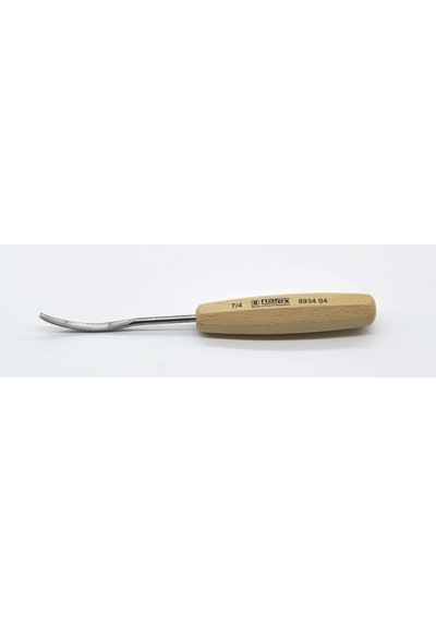 Narex 893404 Wood Line Bükülmüş Oluklu Ahşap Oyma Iskarpelası 4x90 Mm