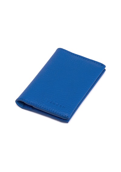Tergan Mavi Unisex Deri Kredi Kartlık 00266H0Y