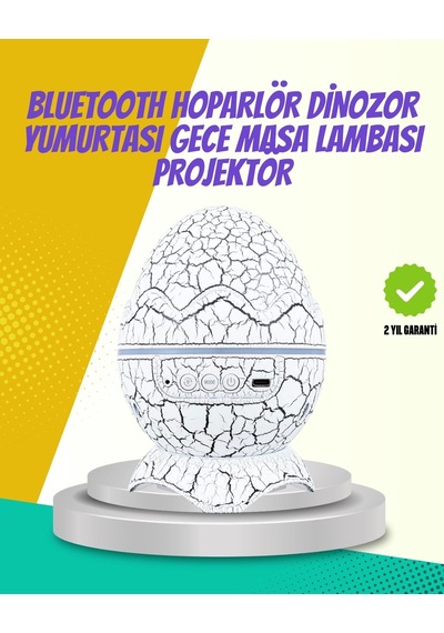 Çocuk Odası İçin Galaxy Projektör + Beyaz Gürültü + Uzaktan Kumandalı Çok Renkli