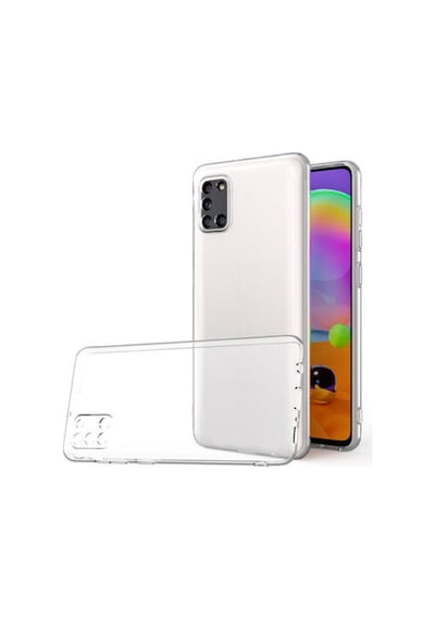 Samsung A31 Uyumlu Kamera Korumalı 3D Şeffaf Silikon Kılıf 455845298