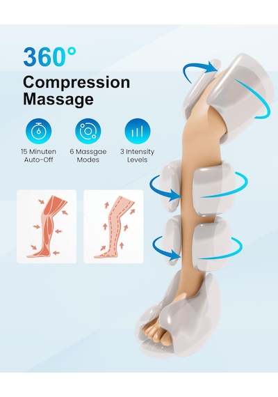 Comfıer Isı Ve Sıkıştırmalı Bacak Masajı, 3'ü 1 Arada Ayak Ve Bacak Masajı, 6 Mod, 3 Yoğunluk Seviyesi Ve Isı Terapisi, Anne Ve Babaya Hediyeler Comfıer Isı Ve Sıkıştırmalı Bacak Masajı, 3'ü 1 Arada Ayak Ve Bacak Masajı, 6 Mod, 3 Yoğunluk Seviyesi Ve Isı Terapisi, Anne Ve Babaya Hediyeler