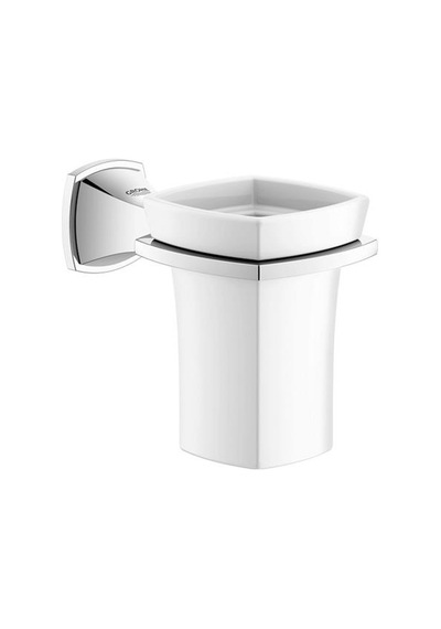 Grohe Grandera Seramik Fırçalık Ve Tutacağı Banyo Aksesuarı - 40626000 Gri