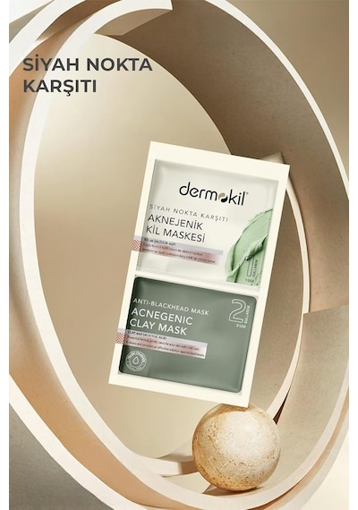 Dermokil Siyah Nokta Karşıtı Kil Maske 2x7.5 Ml