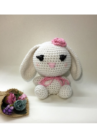 Amigurumi Sevimli Tavşan Sağlıklı Oyuncak El Örgüsü