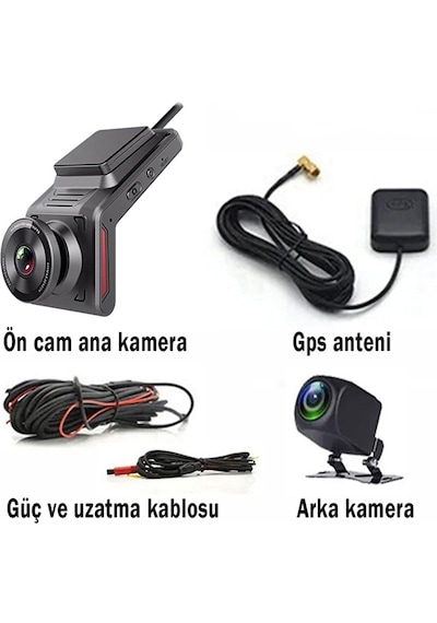 Hd Araç Kamerası Gps 4g Sim Kartlı İzleme Acil Durum Butonlu