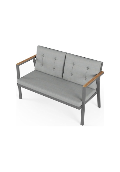 Sierra 2+1+1 Metal İskeletli Suya Dayanıklı Bahçe Balkon Mobilya Takımı Cafe, Salon Koltuk Takımı