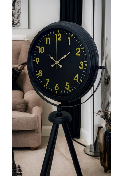 Black Prime Gold Rakamlı Tripod Ayaklı Saat Çok Renkli