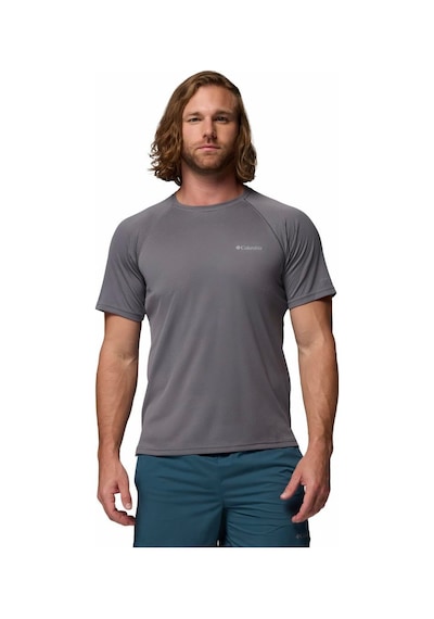 Columbia Alpine Chill Pro Erkek Teknik Kısa Kollu Tişört-9248 Koyu Gri