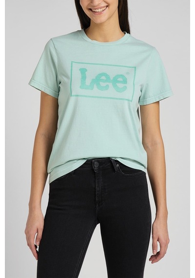 Lee Slim Fit Dar Kesim Bisiklet Yaka Kısa Kollu Tişört L44PUZUL Açık Yeşil Lee Slim Fit Dar Kesim Bisiklet Yaka Kısa Kollu Tişört L44PUZUL Açık Yeşil