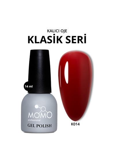 Momo Professional Kalıcı Oje K014 Koyu Şarap 14 Ml