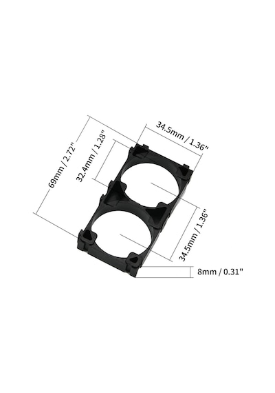 32700 Li-ion Pil Tutucu Braket 2'li