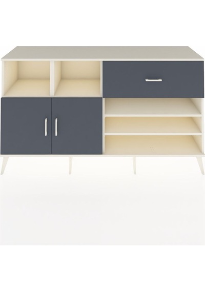 Hyperion Konsol 6 Raflı Tek Çekmeceli 2 Kapaklı 176x44x99 Aytaşı-antrasit Aytası/antrasıt - Aytası Hyperion Konsol 6 Raflı Tek Çekmeceli 2 Kapaklı 176x44x99 Aytaşı-antrasit Aytası/antrasıt - Aytası