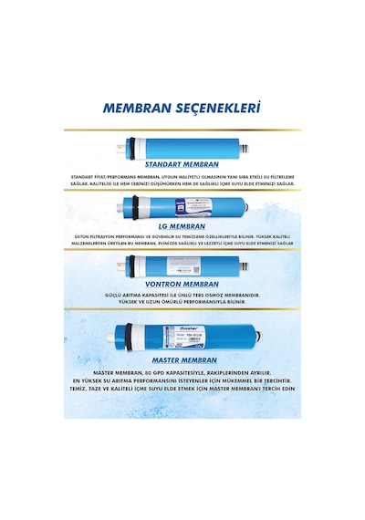Master Reverse Osmosis System 12 Aşama Kapalı Kasa Su Arıtma Cihazı Filtresi
