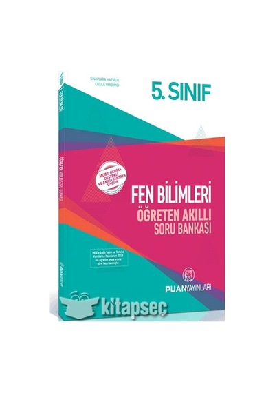 5. Sınıf Fen Bilimleri Öğreten Akıllı Soru Bankası Puan Yayınları