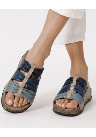 N Napa Shoe Np.307.lacivert Deri Terlik