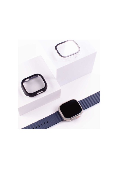 Watch Ultra 49mm Kasa Ve Ekran Koruyucu Ardx Watch Gard 20 - Siyah
