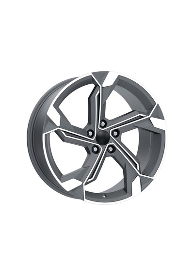 18 İnç 5x112 A3 A4 Octavia Golf Jetta Passat Caddy Uyumlu Gun Met