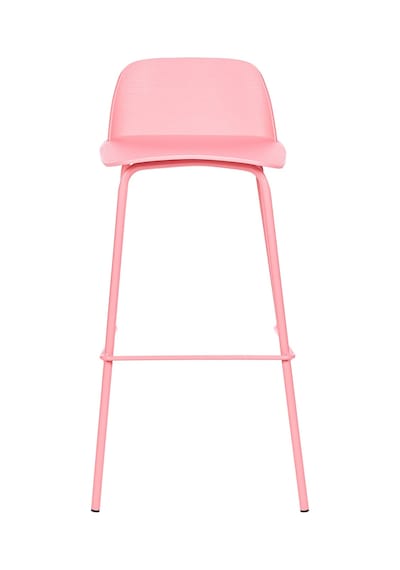 Mora 4 Lü Pastel Pembe Bar Sandalyesi Seti, Dayanıklı Sentetik Ve Metal, Modern Tasarım Mora 4 Lü Pastel Pembe Bar Sandalyesi Seti, Dayanıklı Sentetik Ve Metal, Modern Tasarım