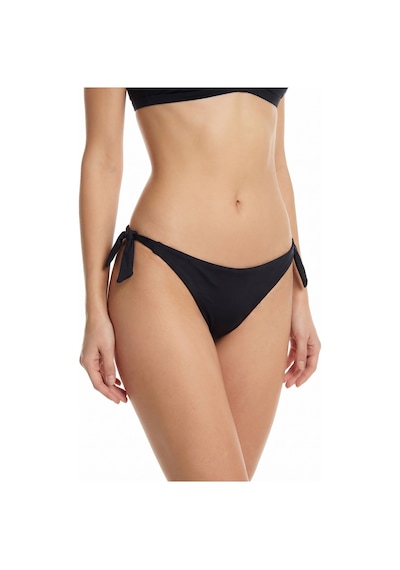 Loya Kadın Siyah Basic Yandan Bağlamalı Brazilian Tek Alt Bikini