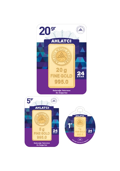 Ahlatcı Kuyumculuk 24 Ayar-26 Gram Külçe Altın