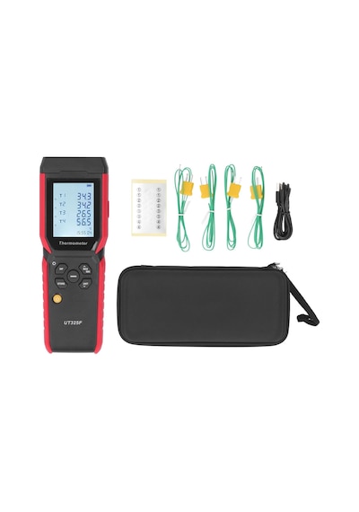 Uni-t Ut325f Akıllı Yüksek Hassasiyetli Dijital 4 Kanallı Temaslı Termometre