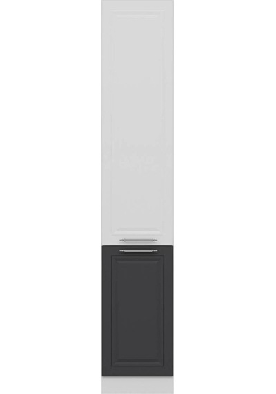 Minar 40 Cm Mutfak Boy Dolabı Beyaz Antrasit D40-Mcba1 Beyaz