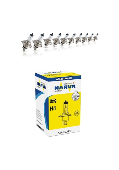 Narva Helogen H4 Ampul 60 55W 12Volt 10Lu Paket 48881 Tırnaklı