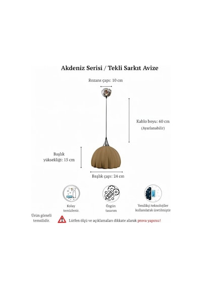 Akdeniz Serisi Beton Görünümlü Modern Tekli Sarkıt Avize - Sütlü Kahve - Mutfak, Salon, Çocuk Odası, Hol Aydınlatması Kahverengi Akdeniz Serisi Beton Görünümlü Modern Tekli Sarkıt Avize - Sütlü Kahve - Mutfak, Salon, Çocuk Odası, Hol Aydınlatması Kahverengi