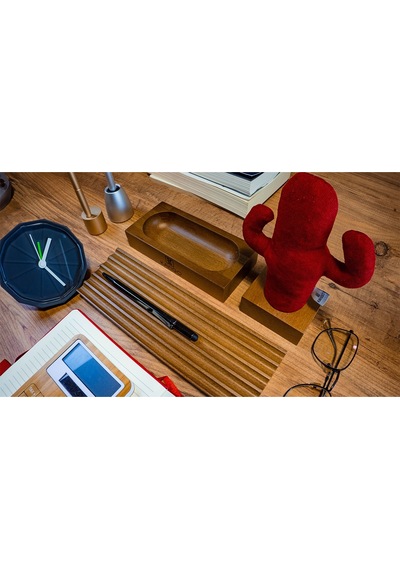 Kayigo Woody Üçlü Ofis Seti Açık Kahverengi N11.9354