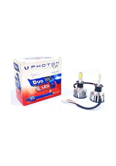 Photon Duo H3 12-24v Led Xenon 6000 Lümen Headlıght Beyaz