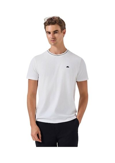 Ellesse 6sm5058-of Bisiklet Yaka Erkek Triko T-shirt - Kırık Beyaz