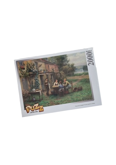 Keskin Puzzle Yapboz Köy Evinde Kahve 2000 Li