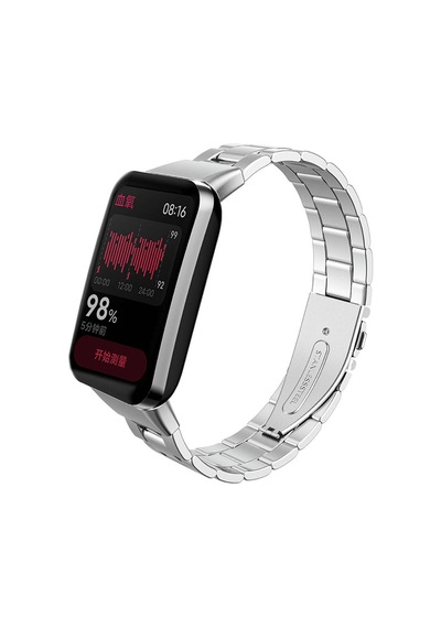 Xiaomi Mi Band 7 Pro Krd-04 Metal Kordon-gümüş