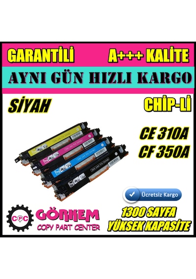 Hp 126A - Ce310A Uyumlu Toner Siyah N11.21561