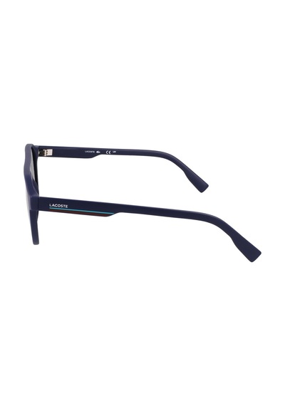 Lacoste L 6008s 424 53 Erkek Oval Lacivert Kemik Güneş Gözlüğü Mavi
