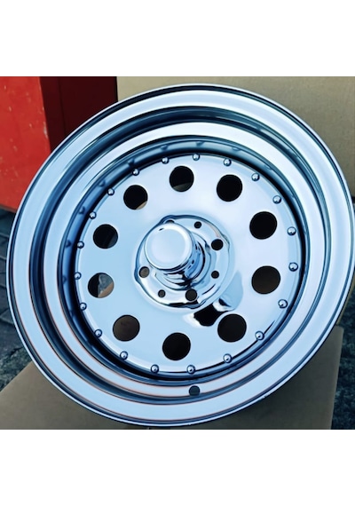 Megatork 4x98 13 İnç Mangels Jant Krom Meşhur Para Delik Jant 1 Takım 4 Adet