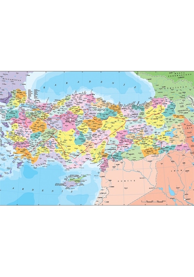 Anatolian 260 Parça xl Puzzle - Türkiye Siyasi Haritası 3269