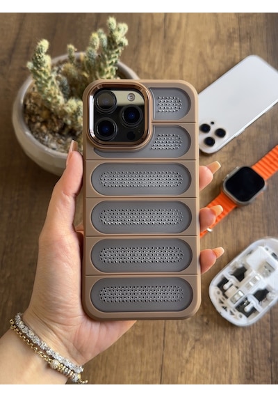 Apple iPhone 16 Pro Max Uyumlu Darbelere Hava Filtreli Yüksek Kamera Korumalı Şık West Silikon Kılıfı Kahverengi Apple iPhone 16 Pro Max Uyumlu Darbelere Hava Filtreli Yüksek Kamera Korumalı Şık West Silikon Kılıfı Kahverengi