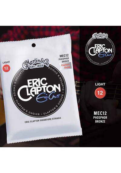 Martin Eric Clapton's Choice Akustik Gitar Teli 12-54