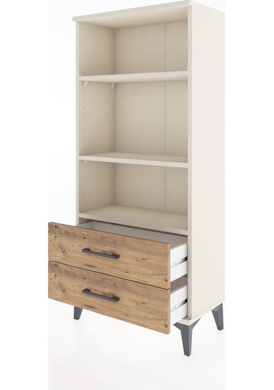 Hyperion Dolap 3 Raflı 2 Çekmeceli 60x44x134 Aytaşı-çam Aytaşı