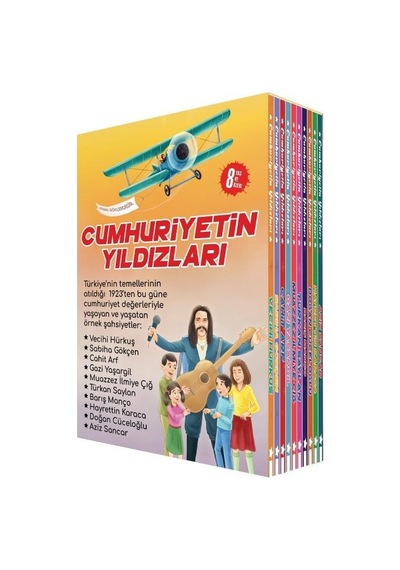 Cumhuriyetin Yıldızları Seti - 10 Kitap Takım - Kutulu - Eda Bayrak - Acayip