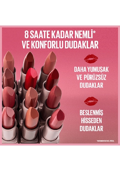 Maybelline New York Serum Etkili Hyalüronik Asit Ve Besleyici Yağ İçeren Matte Ruj 003 Open Late