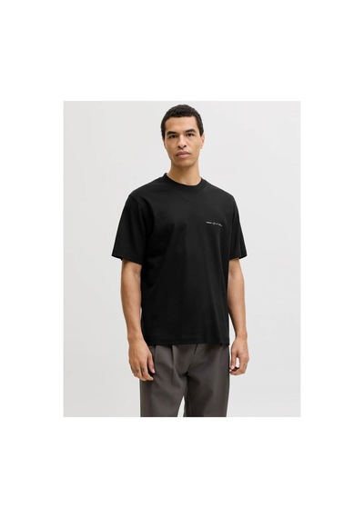 Jack & Jones Jprblaowen Ss Branding Erkek T-shirt 12292397 Siyah